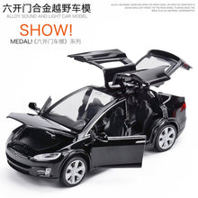 Load image into Gallery viewer, Tesla Model X90 Alloy Model Toy Car